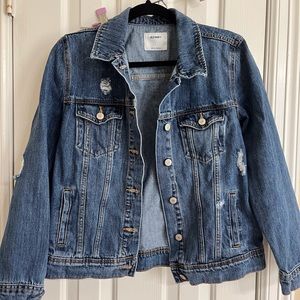 Old Navy denim jacket size large.